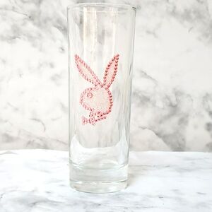 Y2K Vintage Pink Bling Playboy Shot Glass